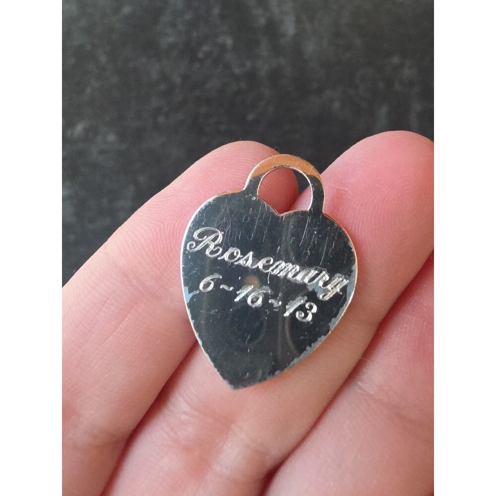 925 Sterling Silver Pendant/Charm Vintage Personalized Rosemary 6-16-13 READ